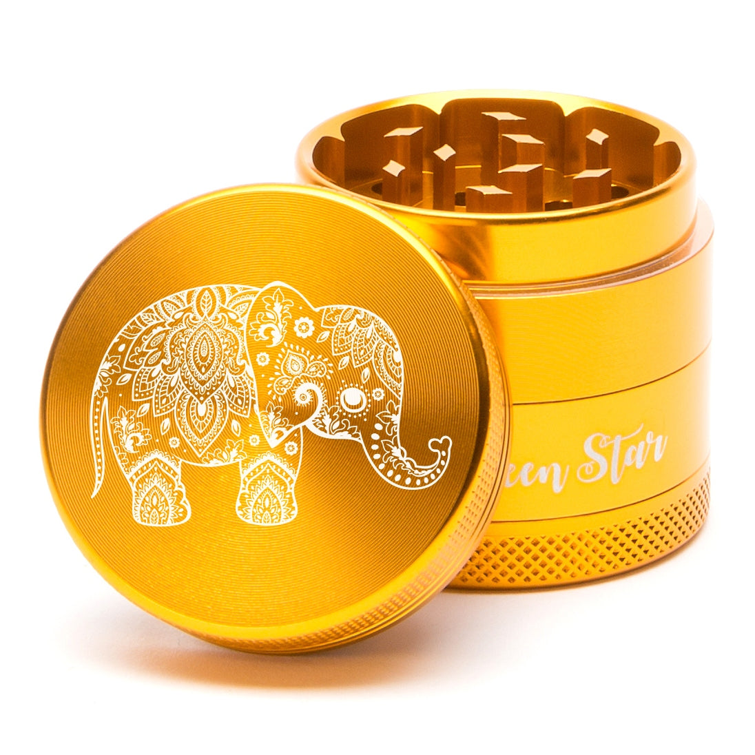 Green Star Creature Medium 4-Piece Grinder by Green Star | Mission Dispensary