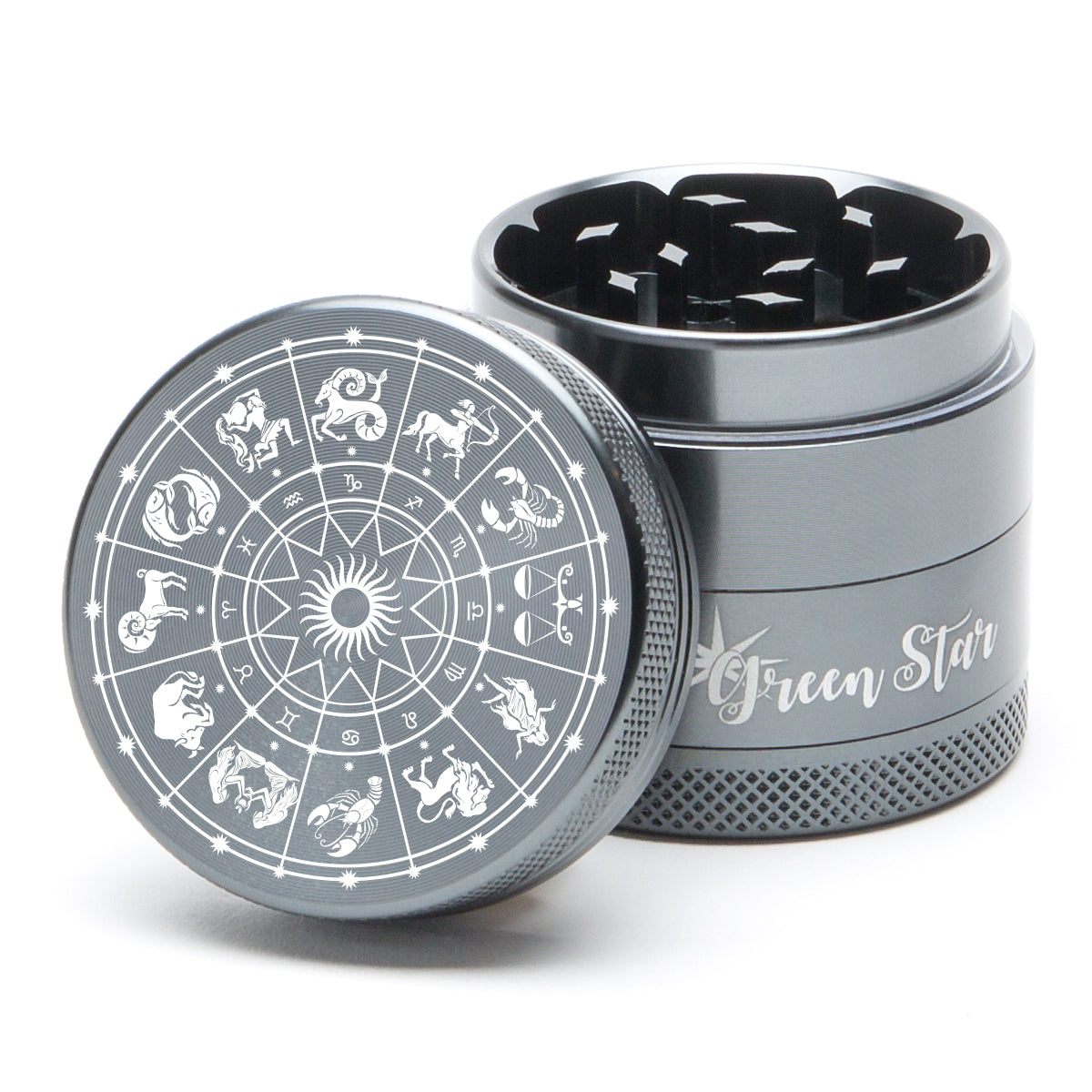 Green Star Novelty Medium 4-Piece Grinder by Green Star | Mission Dispensary
