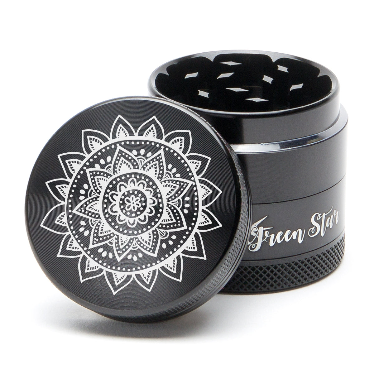 Green Star Novelty Medium 4-Piece Grinder by Green Star | Mission Dispensary