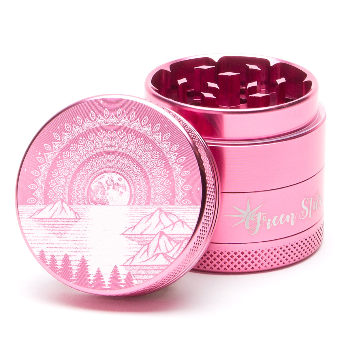 Green Star Scenic Medium 4-Piece Grinder by Green Star | Mission Dispensary