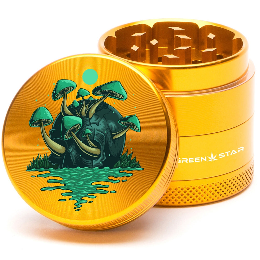 Green Star Scenic Medium 4-Piece Grinder by Green Star | Mission Dispensary