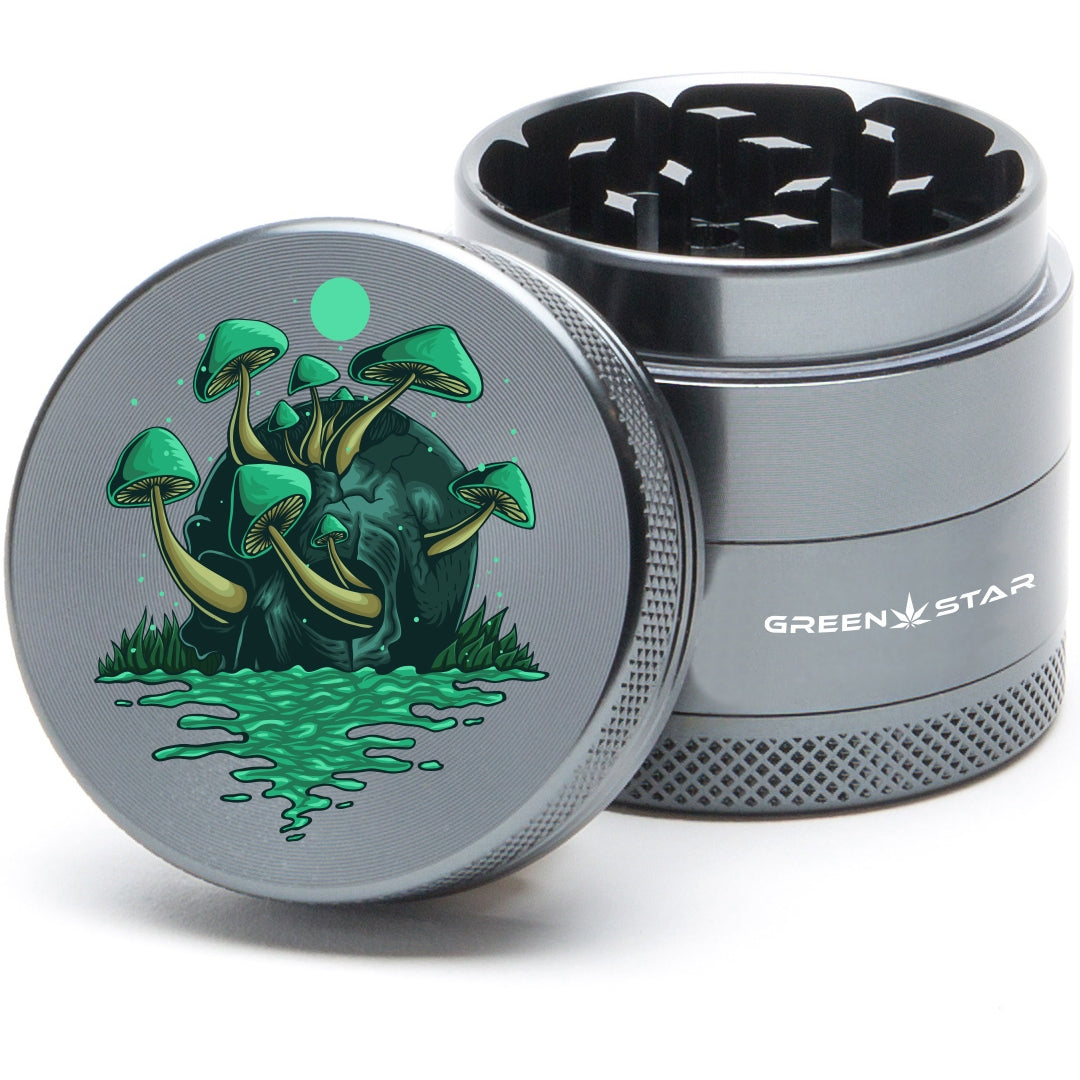 Green Star Scenic Medium 4-Piece Grinder by Green Star | Mission Dispensary