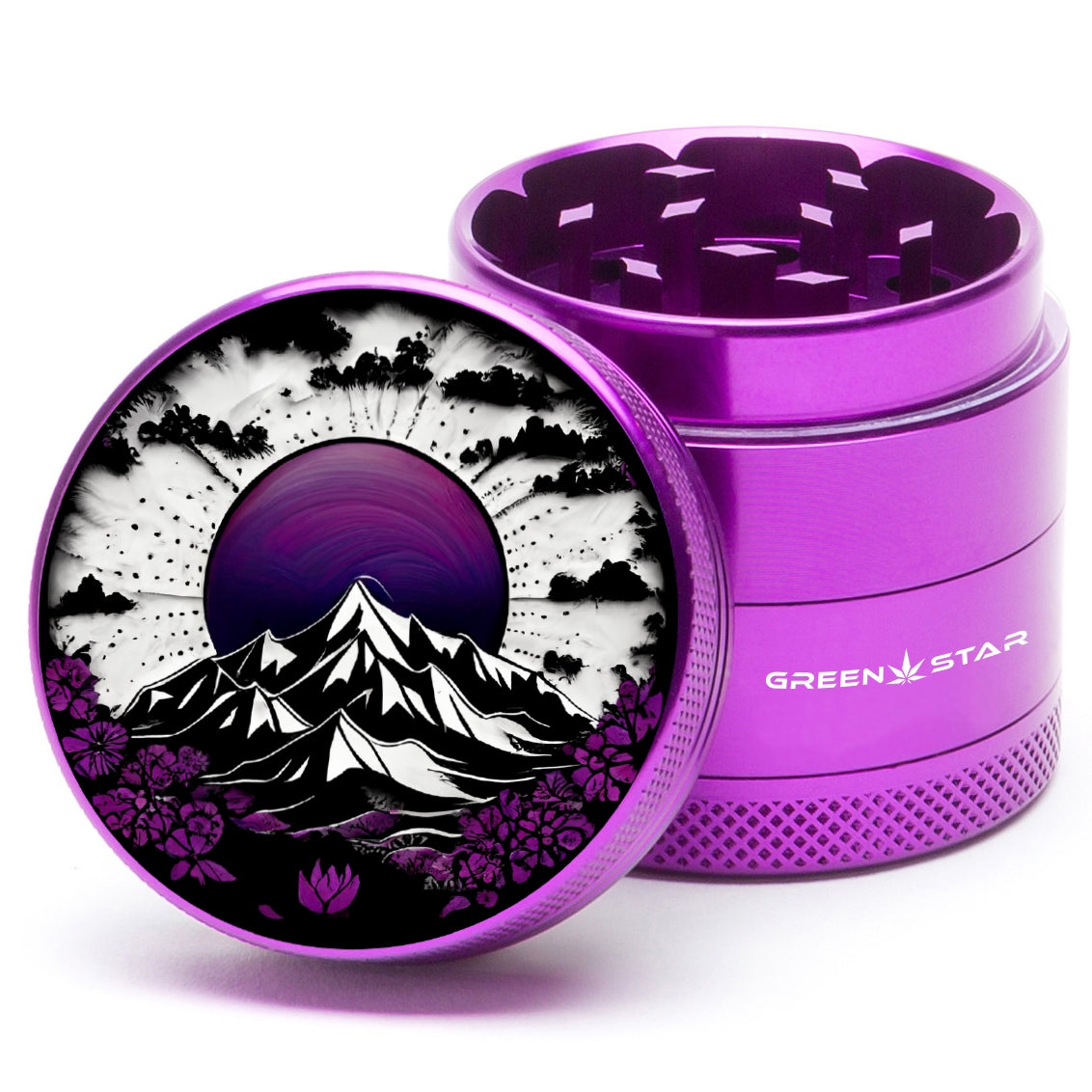 Green Star Scenic Medium 4-Piece Grinder by Green Star | Mission Dispensary