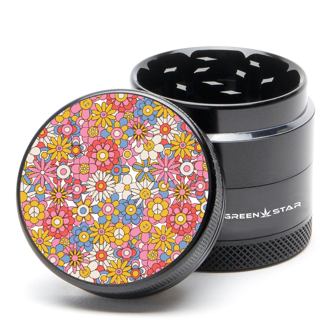 Green Star Novelty Medium 4-Piece Grinder by Green Star | Mission Dispensary