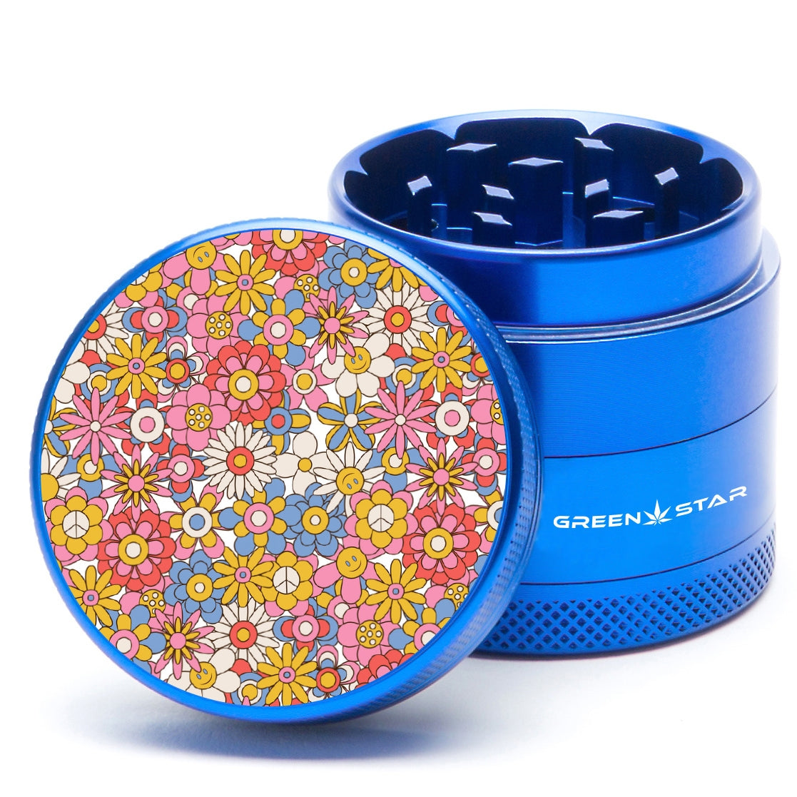 Green Star Novelty Medium 4-Piece Grinder by Green Star | Mission Dispensary