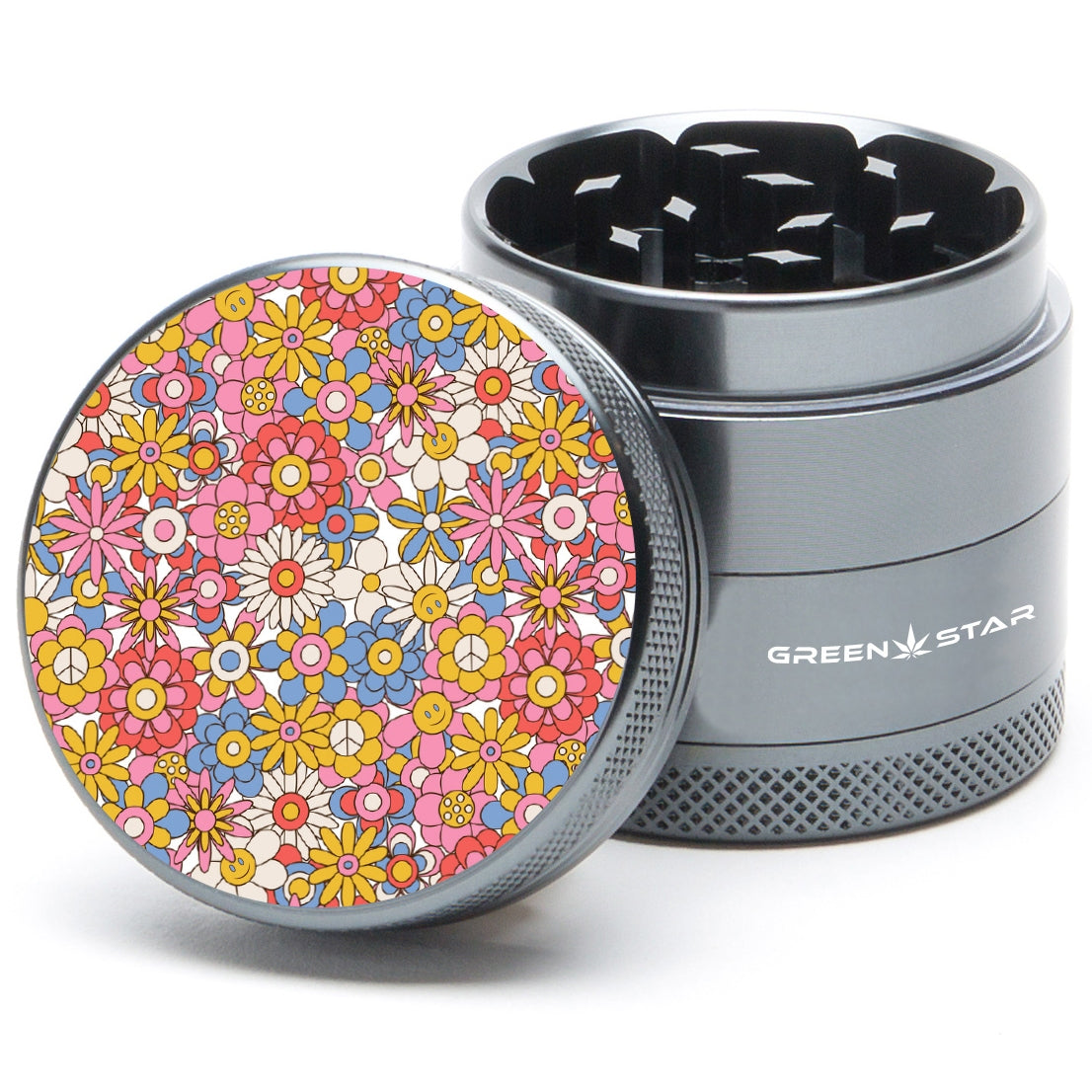 Green Star Novelty Medium 4-Piece Grinder by Green Star | Mission Dispensary