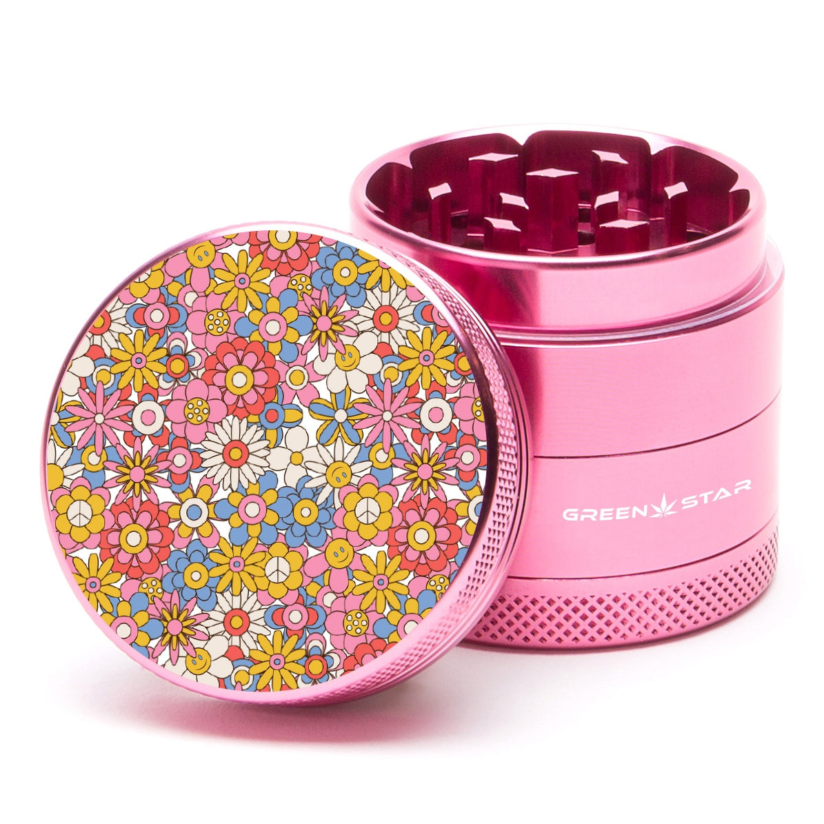 Green Star Novelty Medium 4-Piece Grinder by Green Star | Mission Dispensary