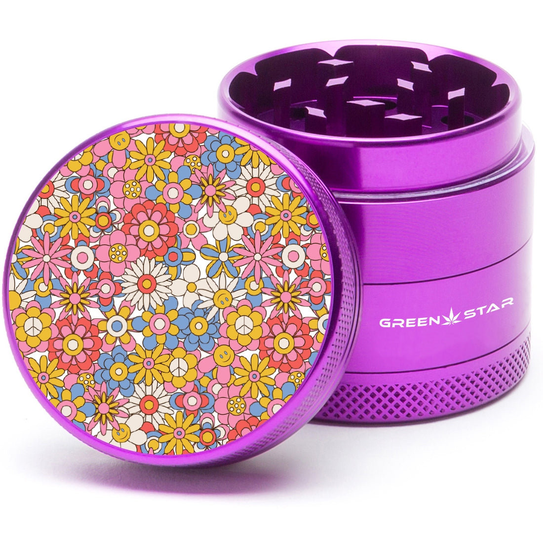 Green Star Novelty Medium 4-Piece Grinder by Green Star | Mission Dispensary