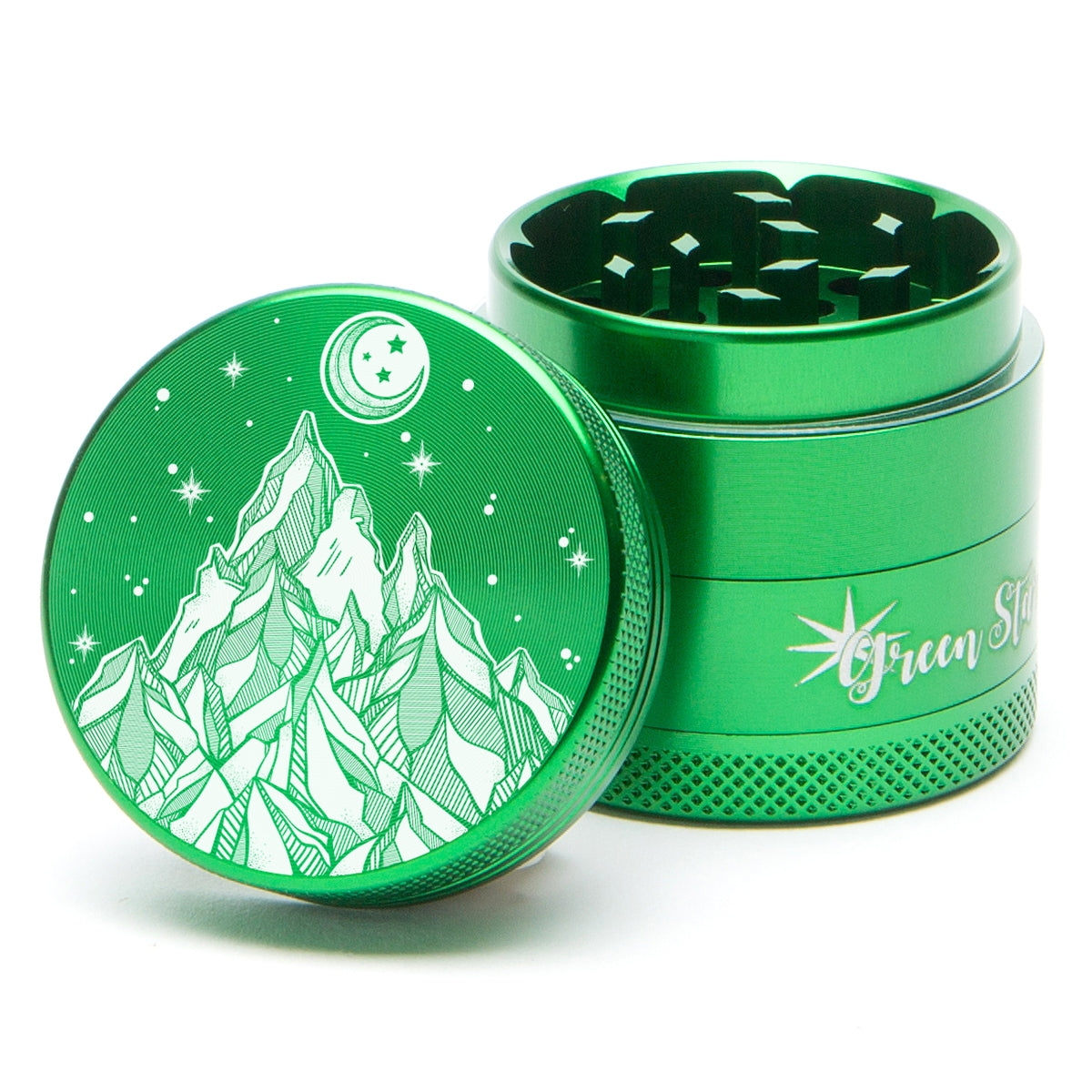 Green Star Scenic Medium 4-Piece Grinder by Green Star | Mission Dispensary