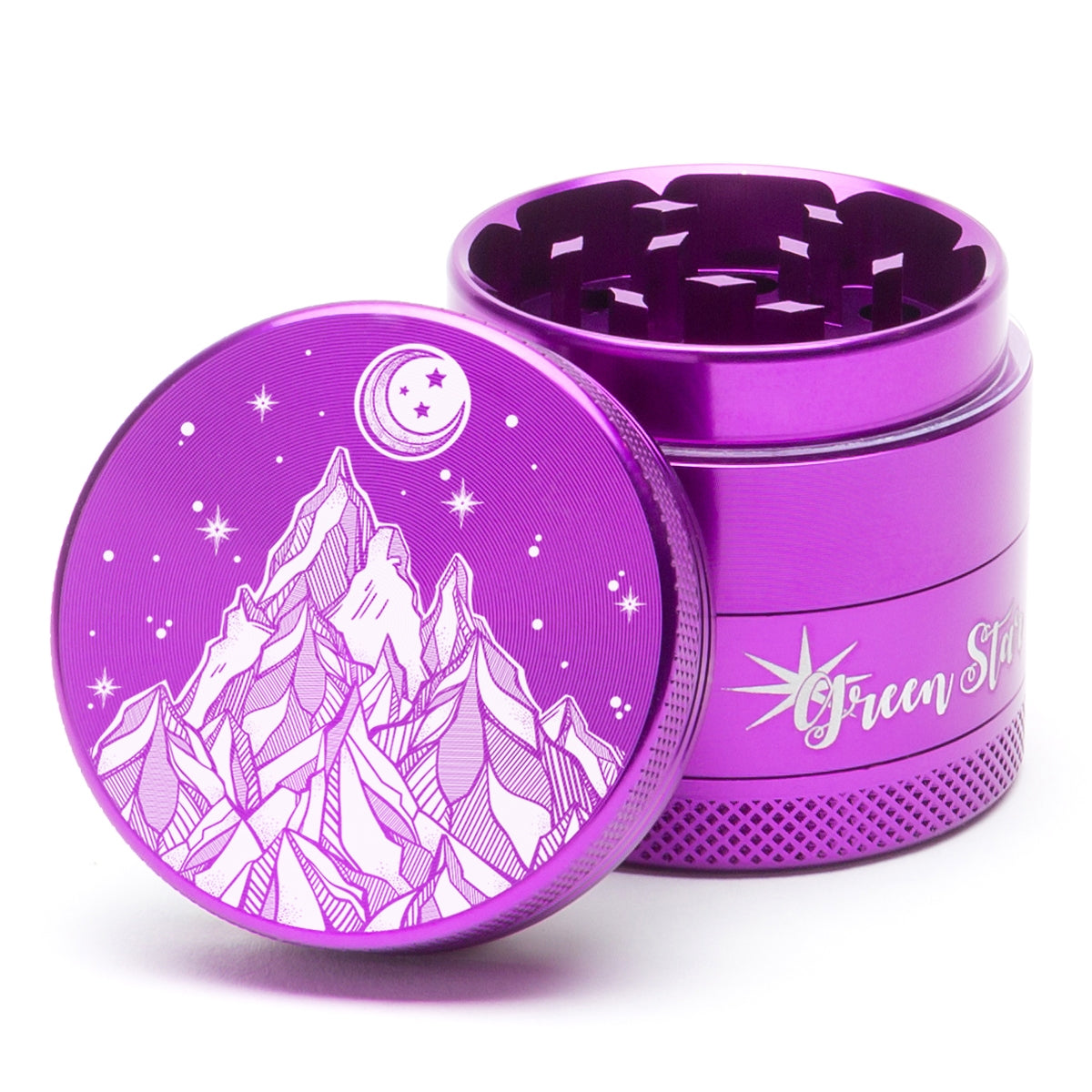 Green Star Scenic Medium 4-Piece Grinder by Green Star | Mission Dispensary
