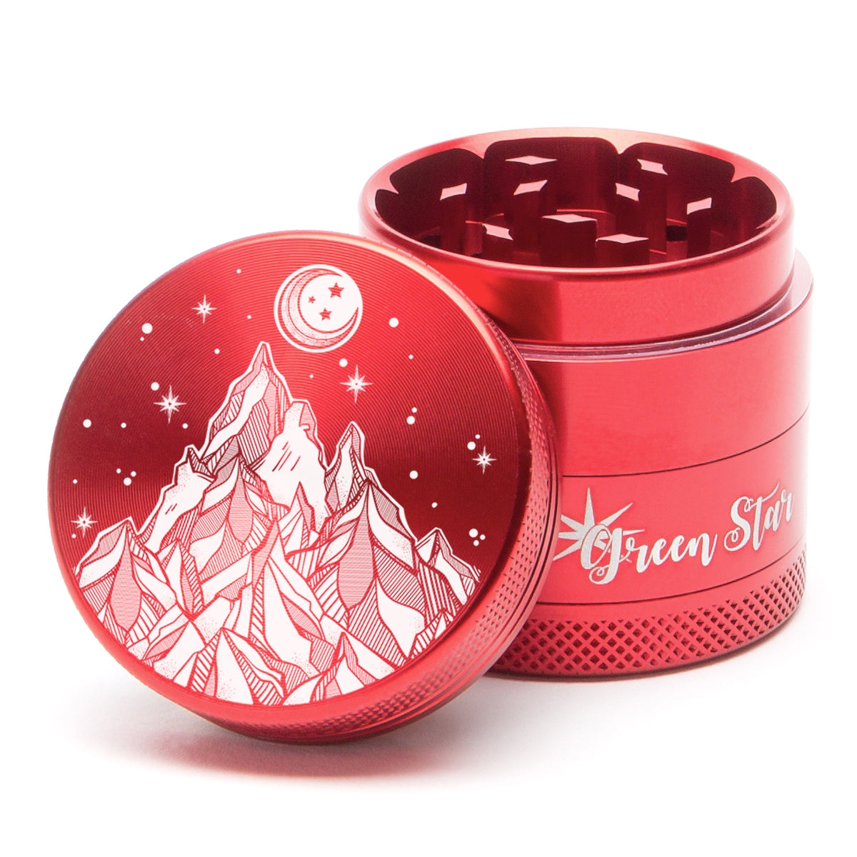 Green Star Scenic Medium 4-Piece Grinder by Green Star | Mission Dispensary