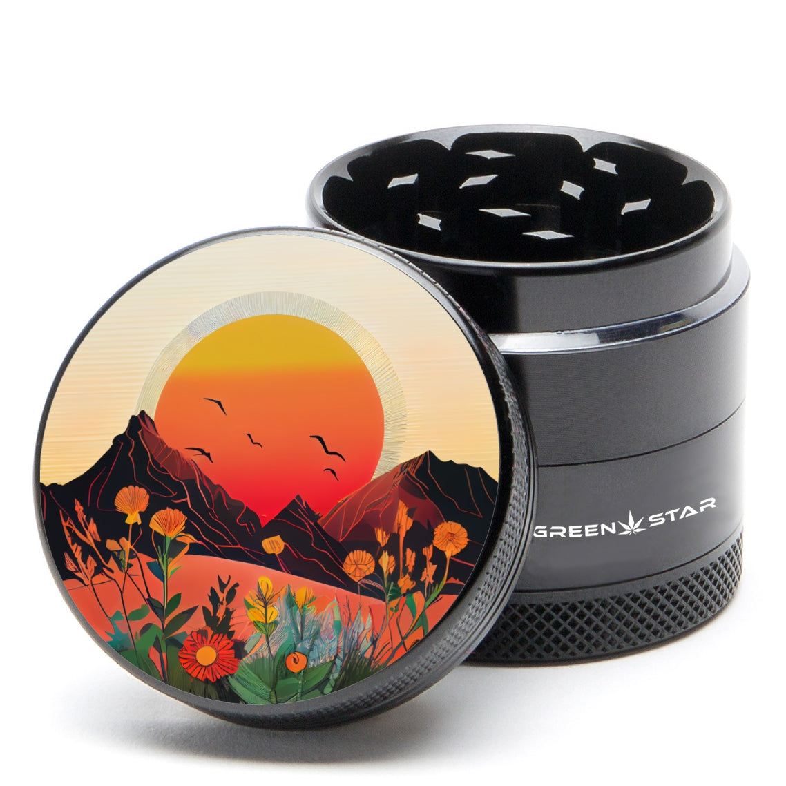 Green Star Scenic Medium 4-Piece Grinder by Green Star | Mission Dispensary
