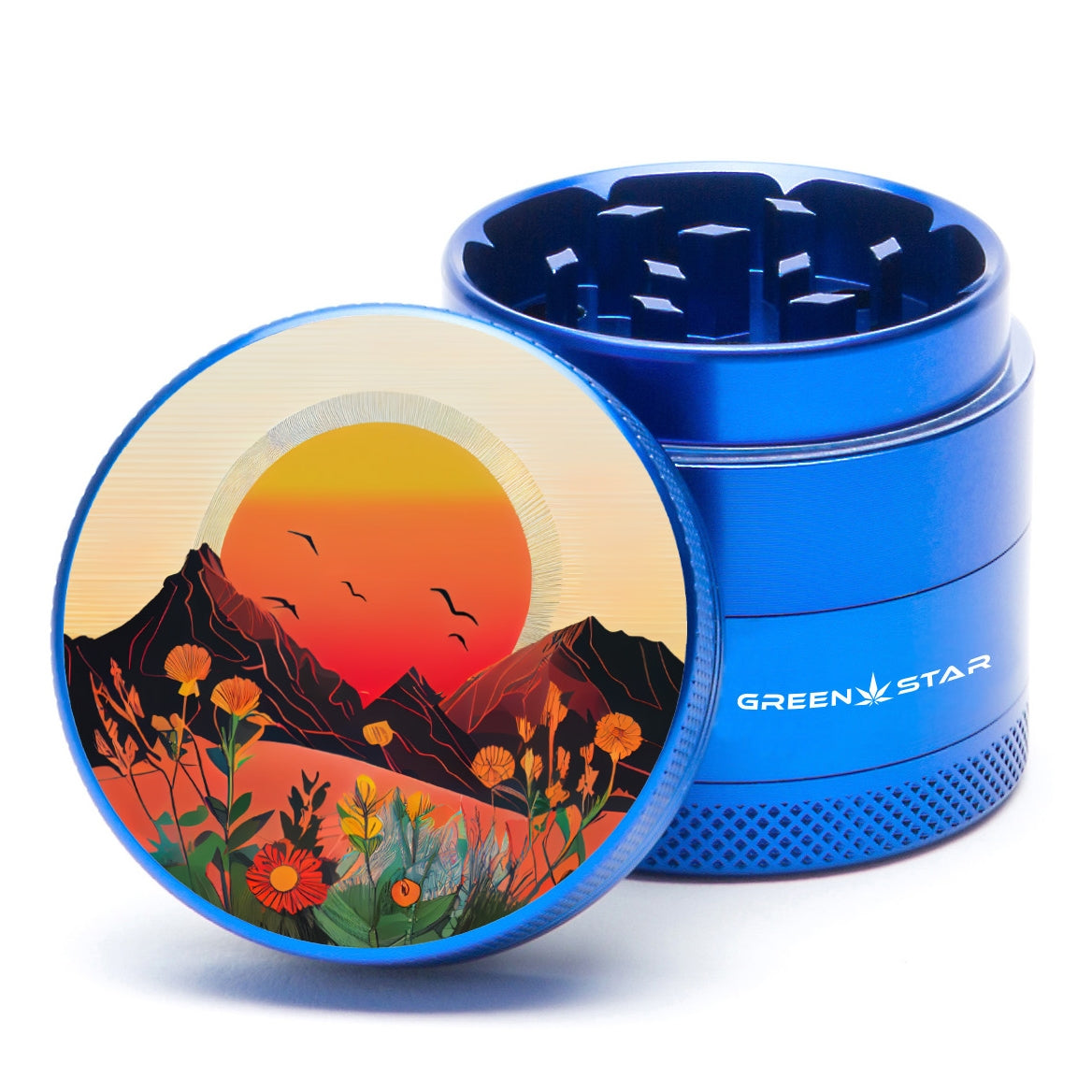 Green Star Scenic Medium 4-Piece Grinder by Green Star | Mission Dispensary