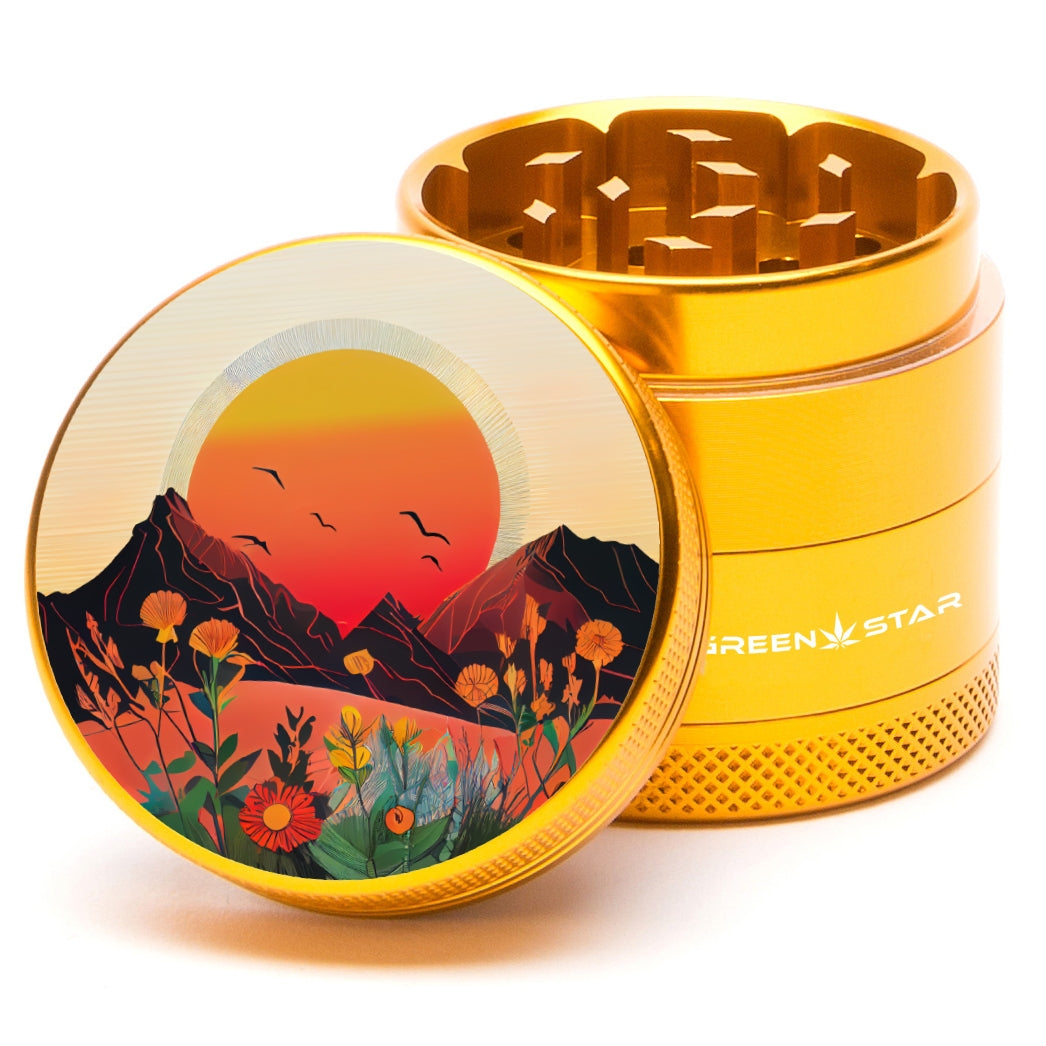 Green Star Scenic Medium 4-Piece Grinder by Green Star | Mission Dispensary