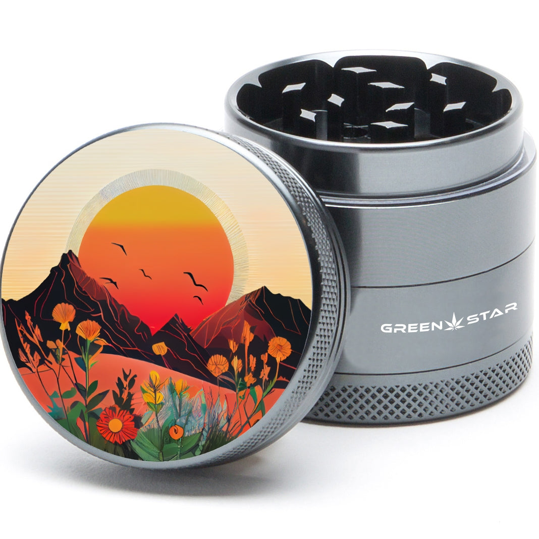 Green Star Scenic Medium 4-Piece Grinder by Green Star | Mission Dispensary