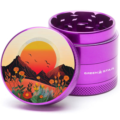 Green Star Scenic Medium 4-Piece Grinder by Green Star | Mission Dispensary