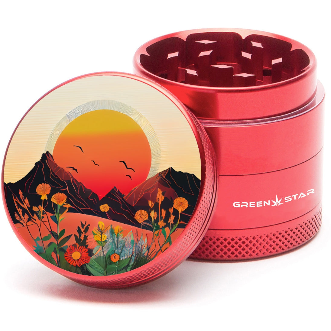 Green Star Scenic Medium 4-Piece Grinder by Green Star | Mission Dispensary