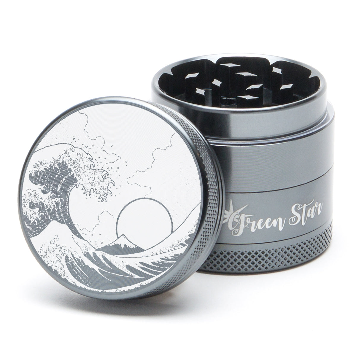 Green Star Scenic Medium 4-Piece Grinder by Green Star | Mission Dispensary
