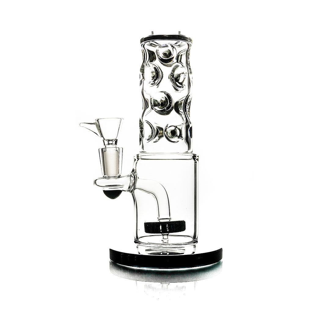 Straight Neck Bubble Bong 12"
