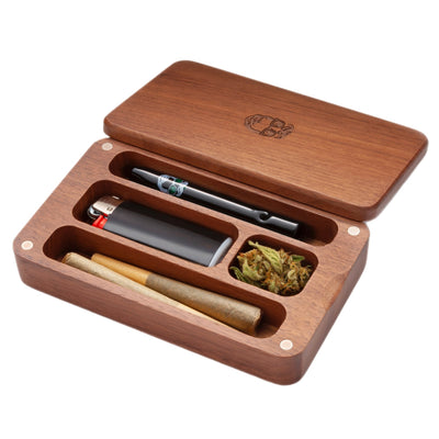 Heady Dad Oakleaf Mini Case with Taster Pipe by Heady Dad | Mission Dispensary