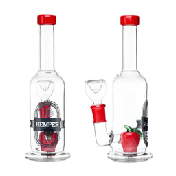 Hemper 7” Apple in a Bottle Mini Bong 🍎 by Hemper | Mission Dispensary