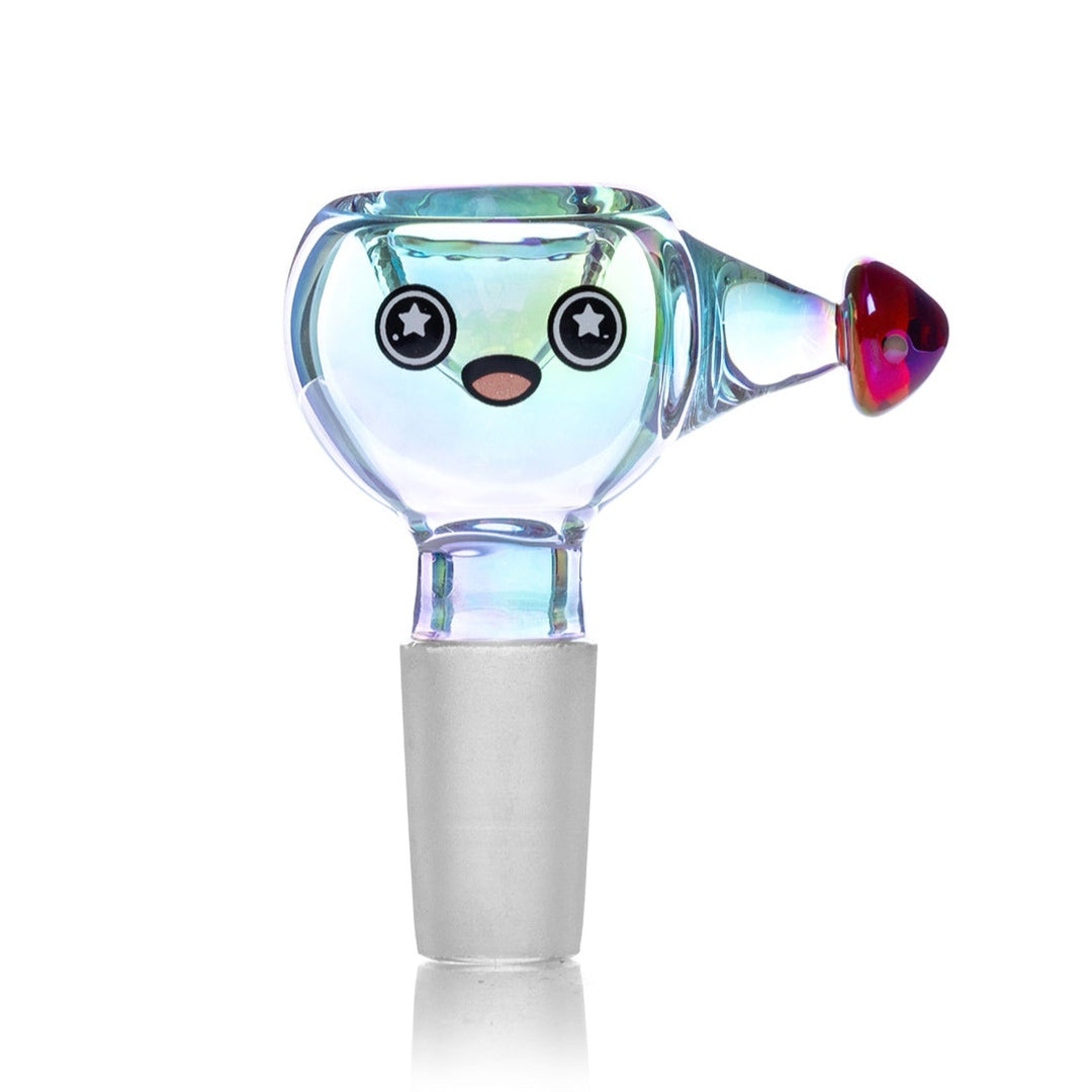 Hemper Trippy Shroom Bong Bowl - 14mm Male 🍄