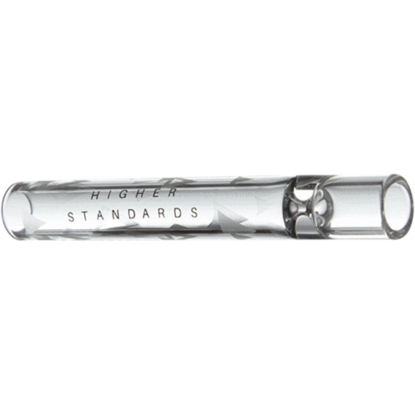 Higher Standards Clear Glass Taster Pipe by Higher Standards | Mission Dispensary