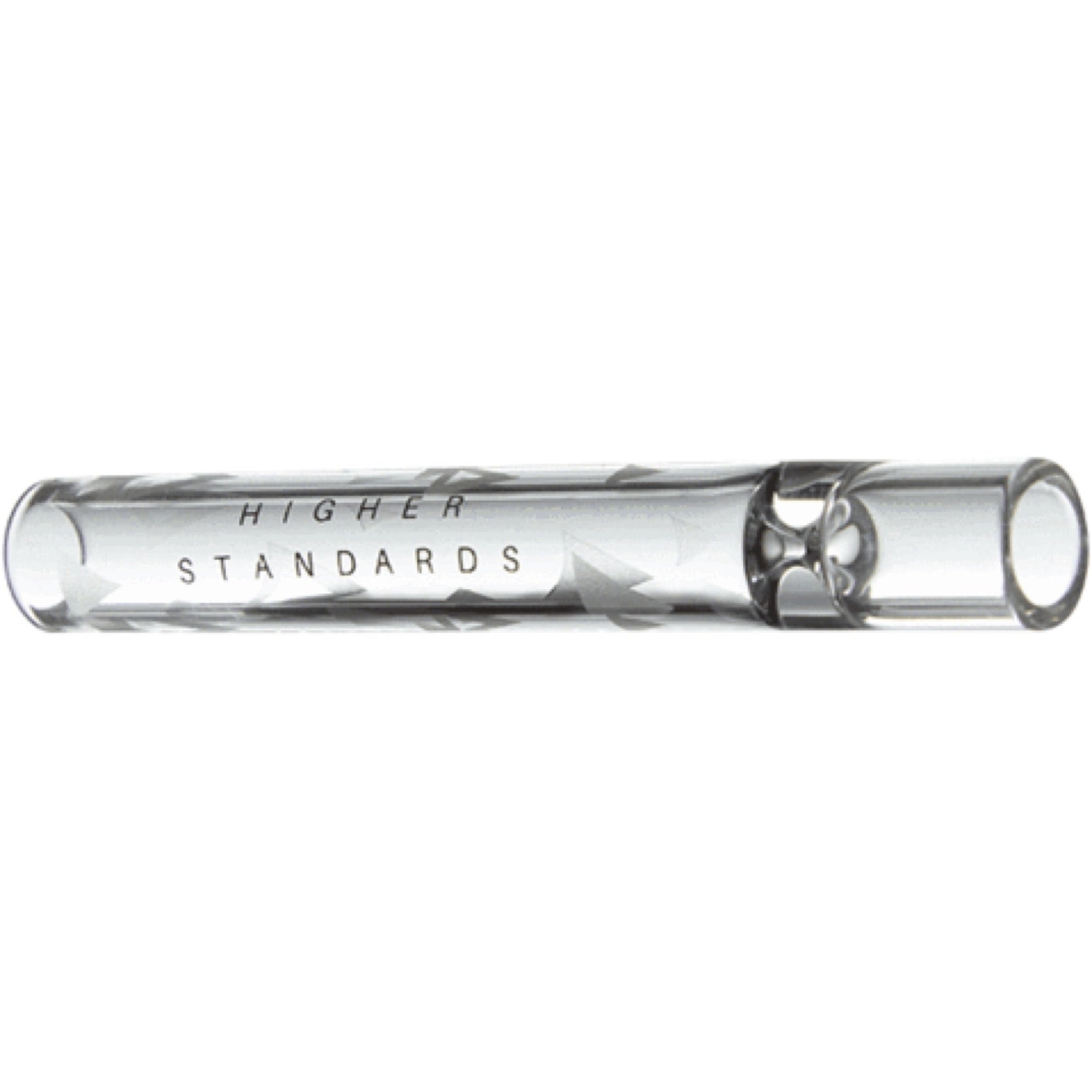Higher Standards Clear Glass Taster Pipe by Higher Standards | Mission Dispensary