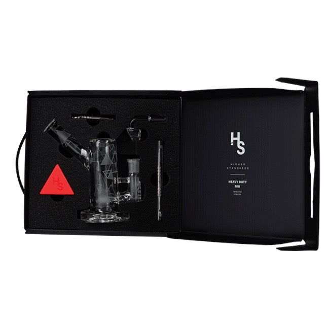 Higher Standards Limited Edition Etched Dab Rig by Higher Standards | Mission Dispensary