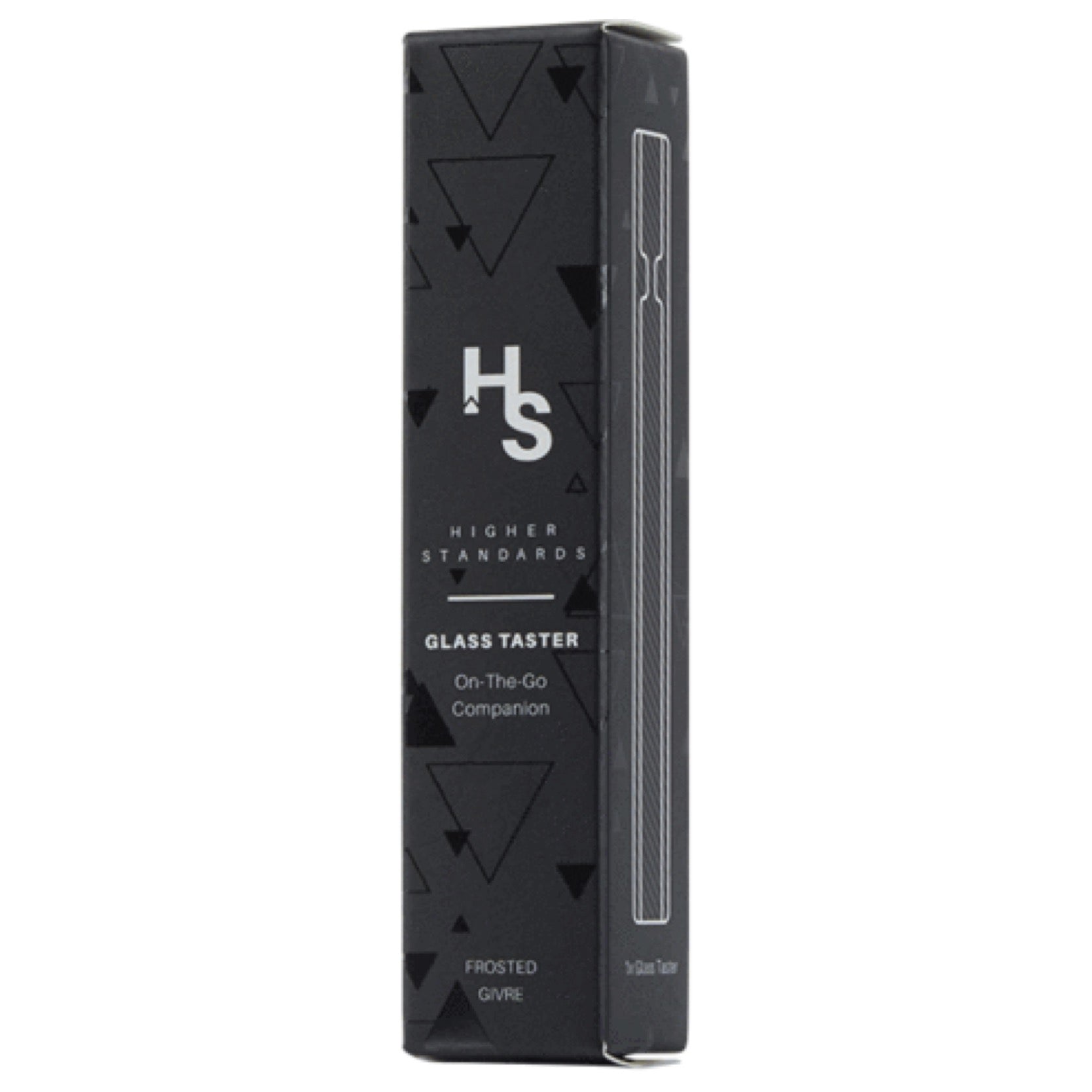 Higher Standards Frosted Glass Taster Pipe by Higher Standards | Mission Dispensary