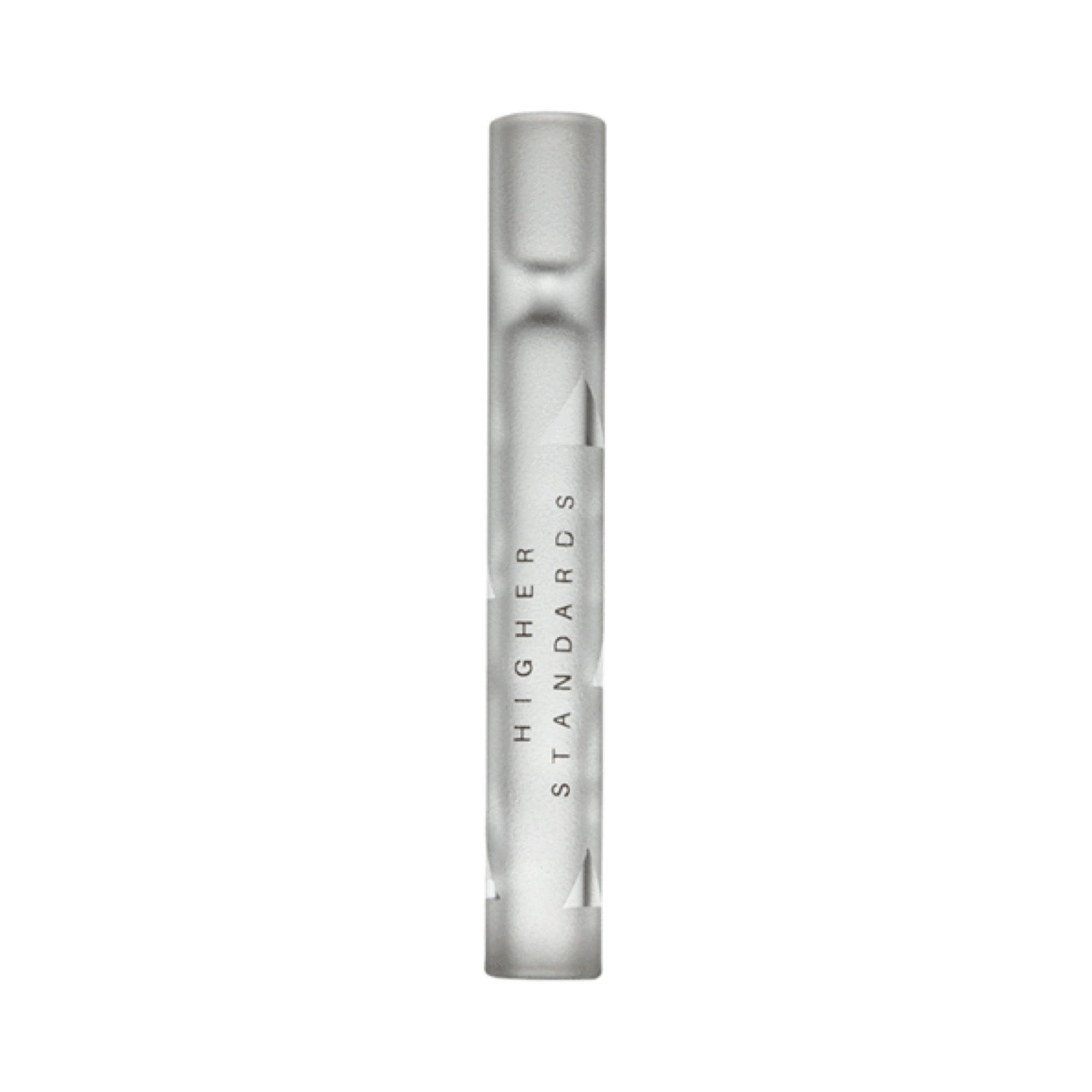 Higher Standards Frosted Glass Taster Pipe by Higher Standards | Mission Dispensary