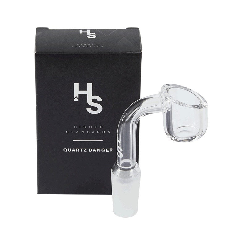Higher Standards Quartz Banger - 14mm Male by Higher Standards | Mission Dispensary