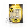 Honeybee Herb Yellow Line Honey & Milk Quartz Banger by Honeybee Herb | Mission Dispensary