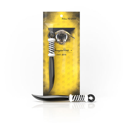 Honeybee Herb Glass Sword Dab Tool by Honeybee Herb | Mission Dispensary
