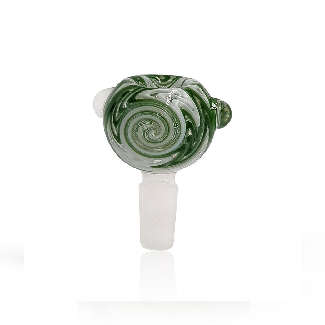 Honeybee Herb Green Line Hypnotic Bowl Piece by Honeybee Herb | Mission Dispensary