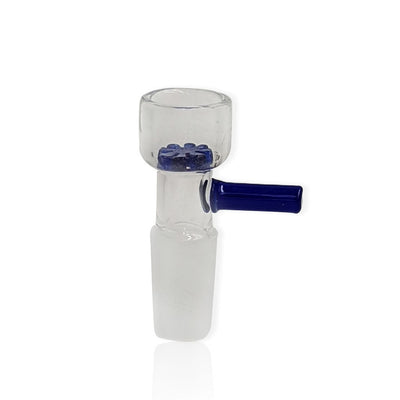 Honeybee Herb Green Line Snowflake Screen Bowl Piece by Honeybee Herb | Mission Dispensary