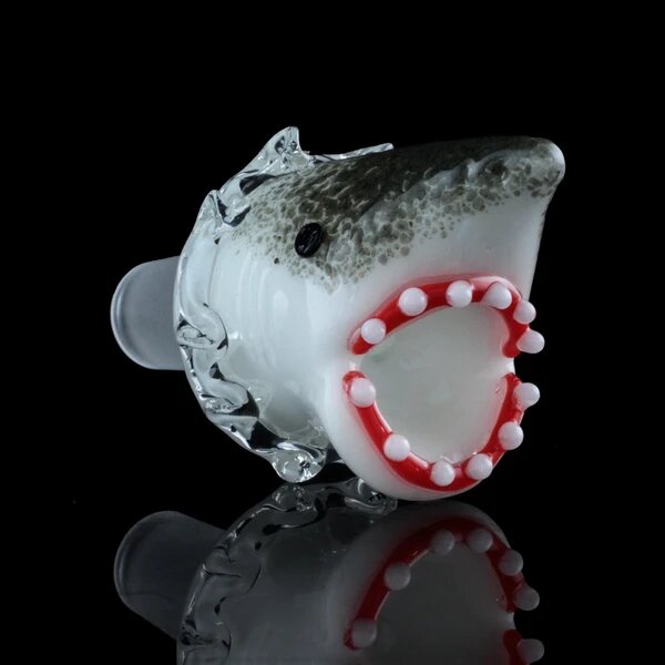 Empire Glassworks Jawsome Shark Bowl Piece 🦈 by Empire Glassworks | Mission Dispensary