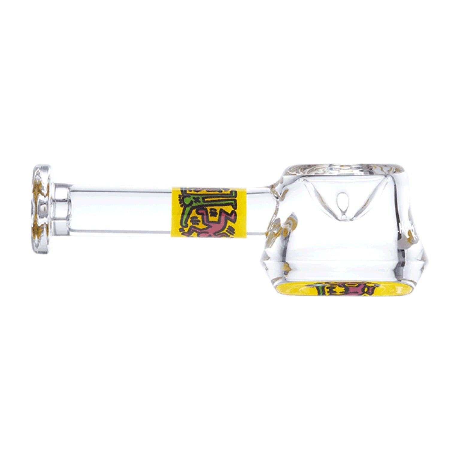 K. Haring Glass Spoon Pipe by K. Haring Collection | Mission Dispensary