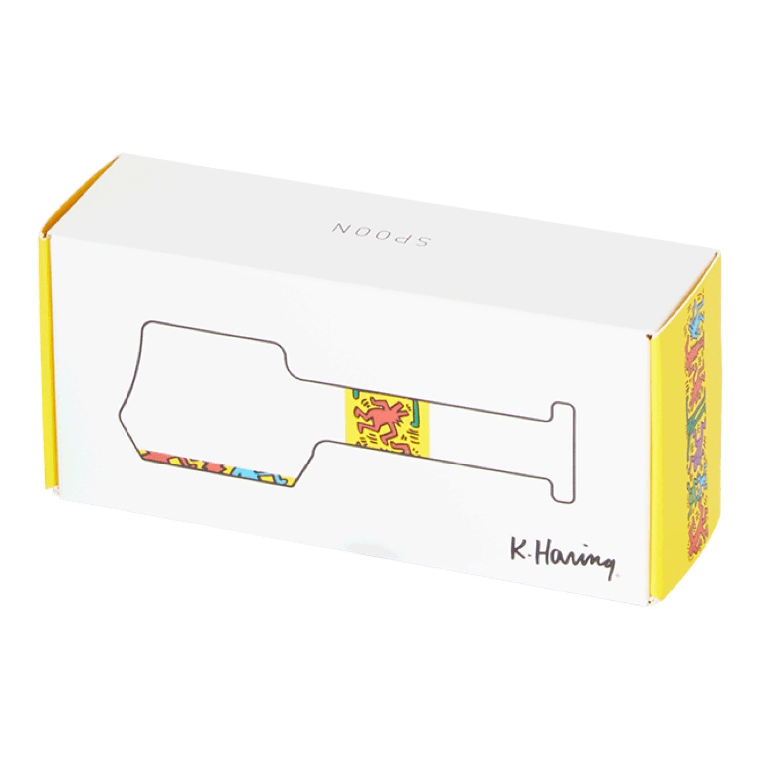 K. Haring Glass Spoon Pipe by K. Haring Collection | Mission Dispensary