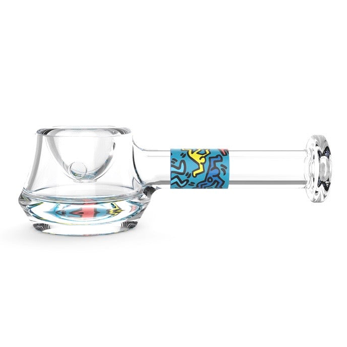 K. Haring Glass Spoon Pipe by K. Haring Collection | Mission Dispensary