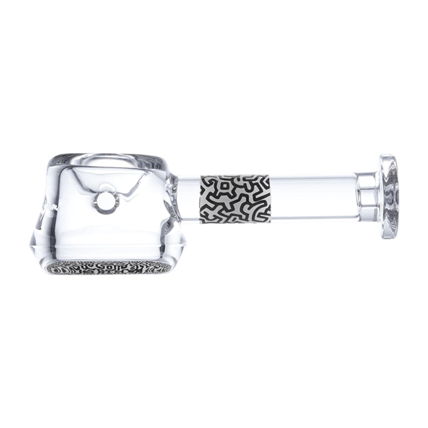 K. Haring Glass Spoon Pipe by K. Haring Collection | Mission Dispensary