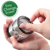 Kannastor 2.2” Clear Top Jar Body 4pc Grinder by Kannastor | Mission Dispensary