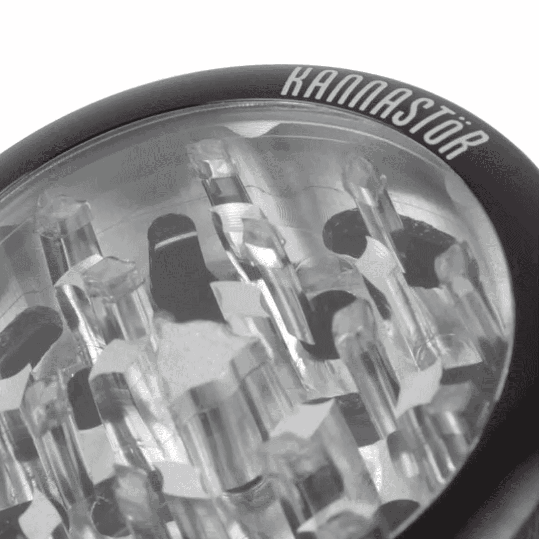 Kannastor 2.2” Clear Top Jar Body 4pc Grinder by Kannastor | Mission Dispensary