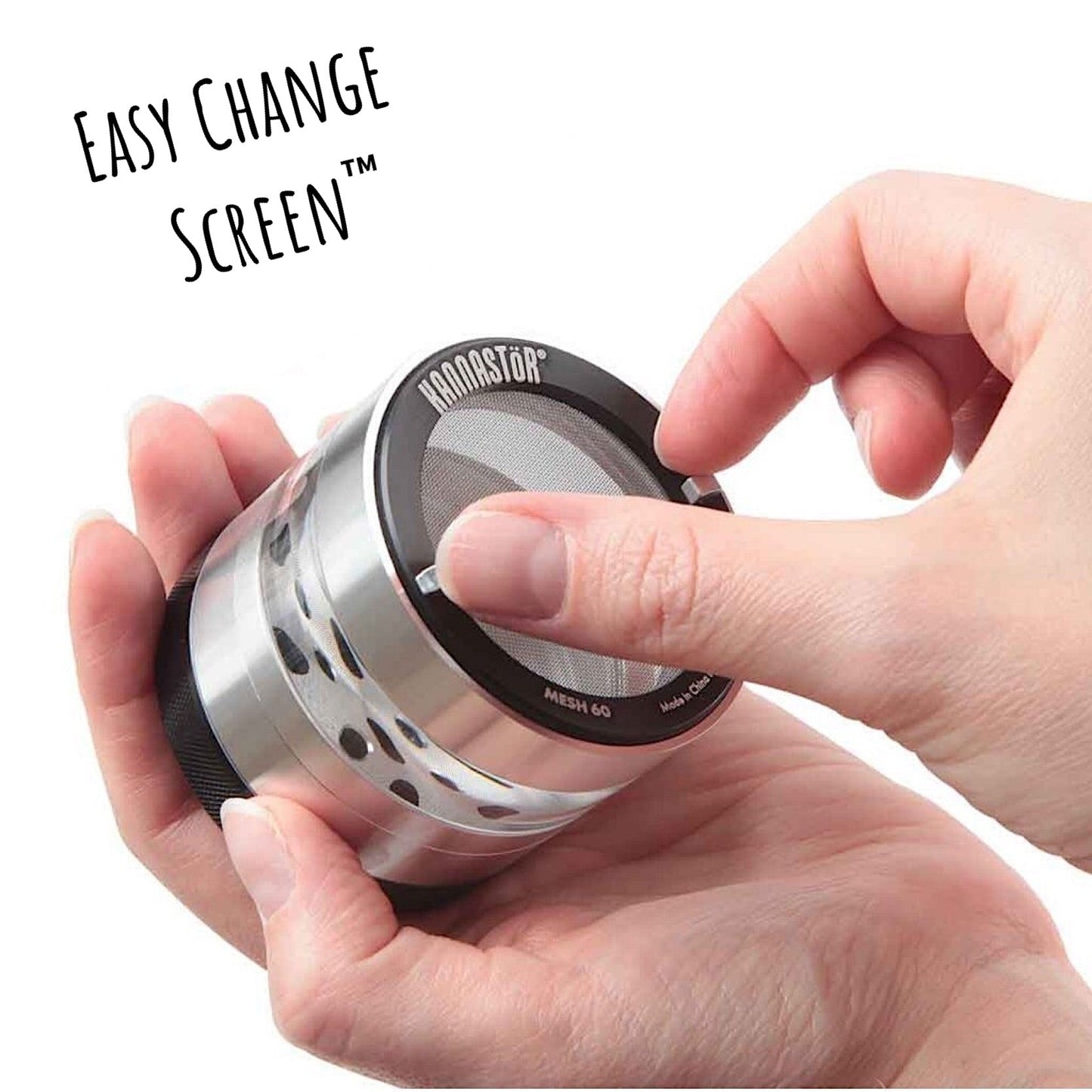 Kannastor 2.5” Solid Body 4-Piece Grinder by Kannastor | Mission Dispensary