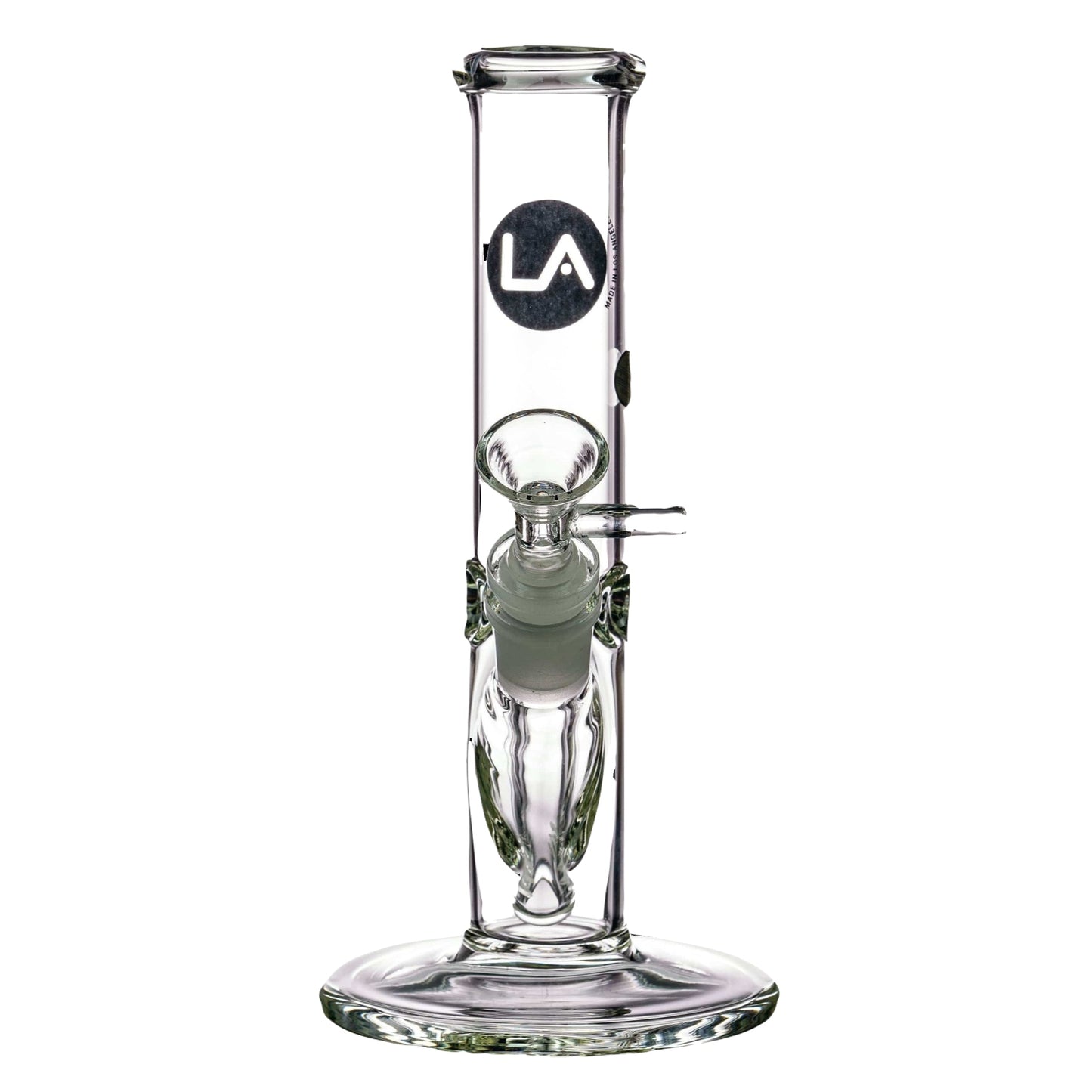 LA Pipes 8” Basic Straight Tube Bong by LA Pipes | Mission Dispensary