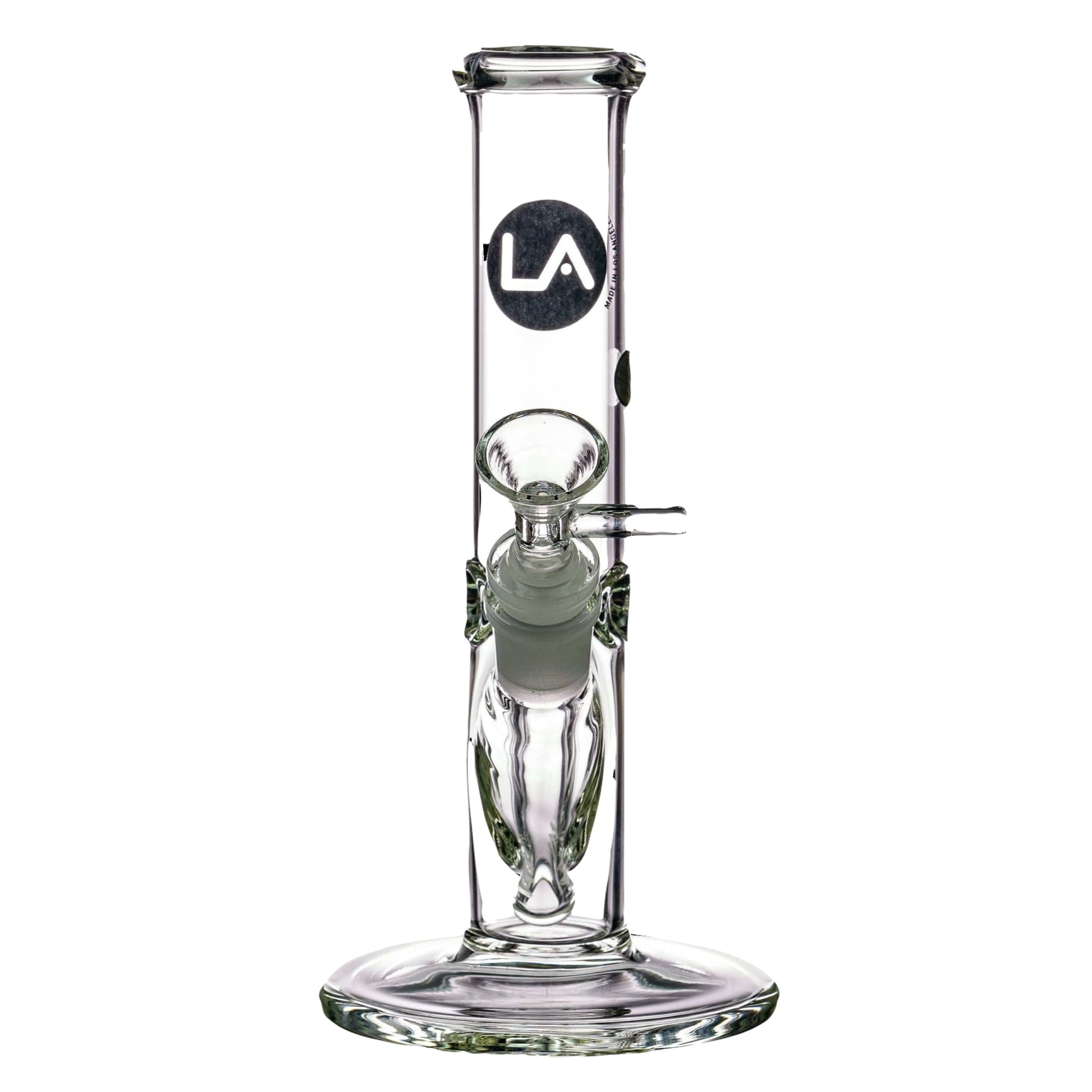 LA Pipes 8” Basic Straight Tube Bong by LA Pipes | Mission Dispensary