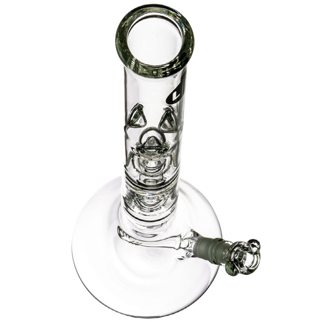 LA Pipes 20” 5mm Thick Double Showerhead Perc Beaker Bong by LA Pipes | Mission Dispensary