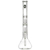 LA Pipes 20” 5mm Thick Double Showerhead Perc Beaker Bong by LA Pipes | Mission Dispensary