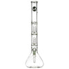 LA Pipes 20” 5mm Thick Double Showerhead Perc Beaker Bong by LA Pipes | Mission Dispensary