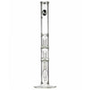 LA Pipes 20” 5mm Thick Double Showerhead Straight Tube Bong by LA Pipes | Mission Dispensary